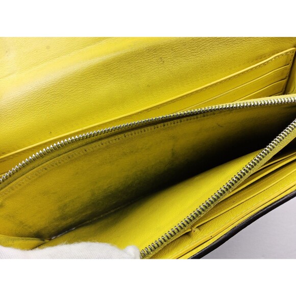 Celine Pebbled Leather Snap Full Size Long Wallet - Picture 14 of 16